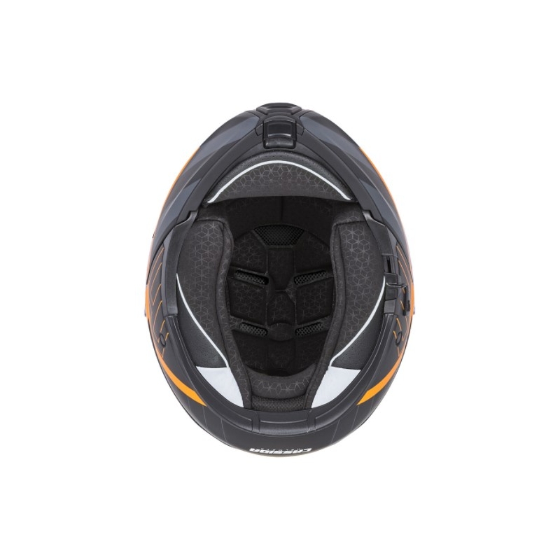 Cassida Modulo 2.0 Profil schwarz-grau-orange klappbarer Motorradhelm Ausverkauf