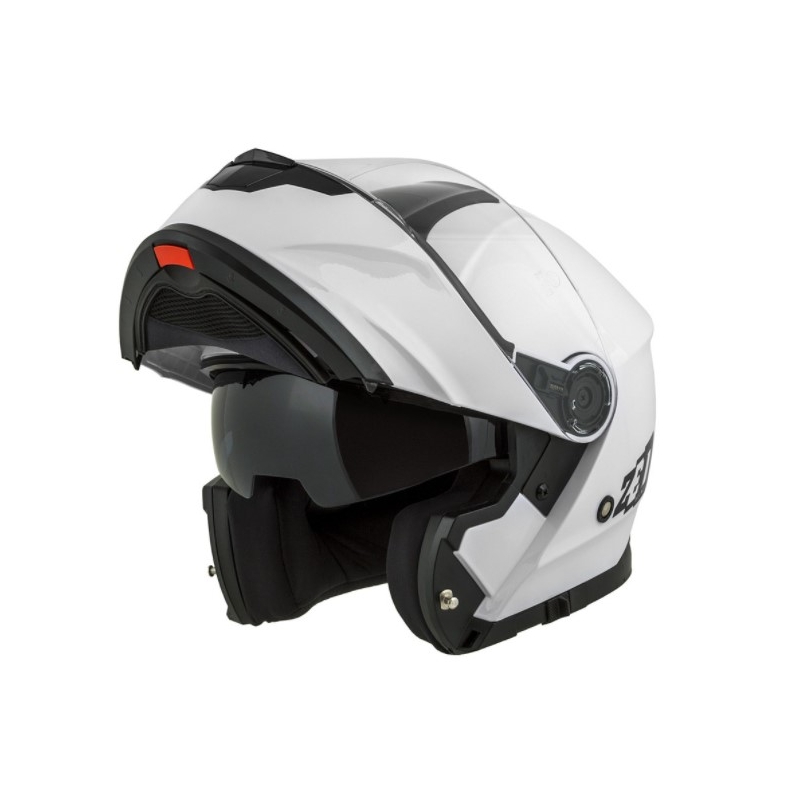 ZED F18 weiß Motorradhelm zu verkaufen