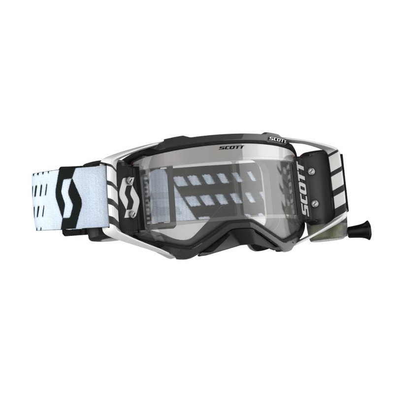 Motocross-Schutzbrille SCOTT Prospect WFS 22 schwarz und weiß