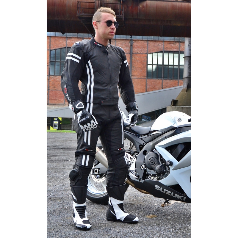 Herren Jacke Tschul 555 schwarz und weiß Ausverkauf