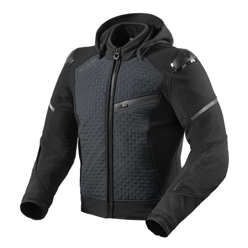 Revit Iridium H2O Motorradjacke schwarz Ausverkauf
