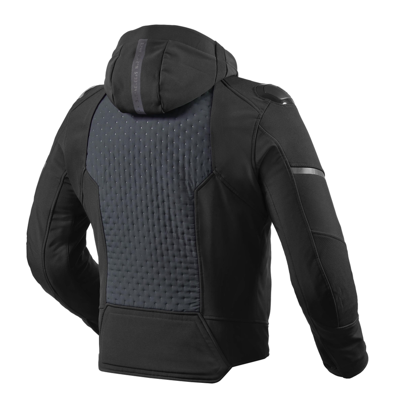 Revit Iridium H2O Motorradjacke schwarz Ausverkauf