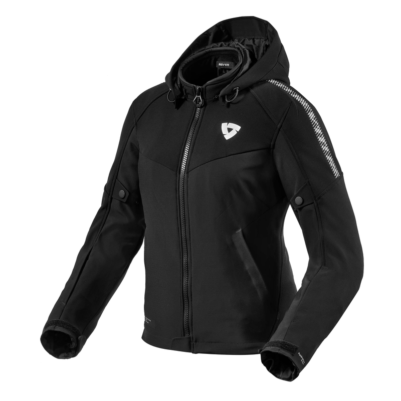 Revit Proxy H2O Motorradjacke für Frauen in Schwarz und Weiß Ausverkauf