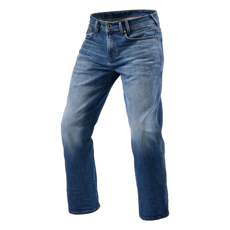 Motorradjeans Revit Philly 3 LF blau erweitert