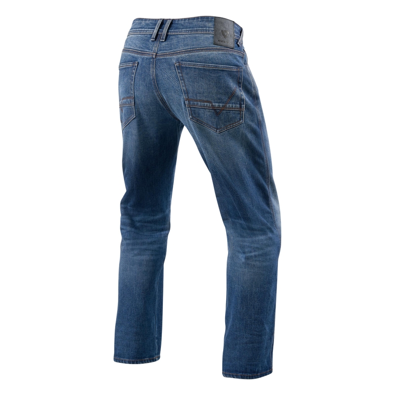 Motorradjeans Revit Philly 3 LF blau erweitert