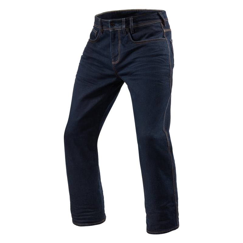 Motorradjeans Revit Philly 3 LF dunkelblau Cropped