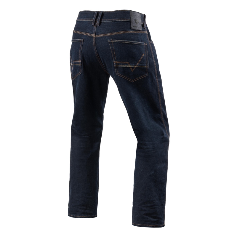 Motorradjeans Revit Philly 3 LF dunkelblau Cropped