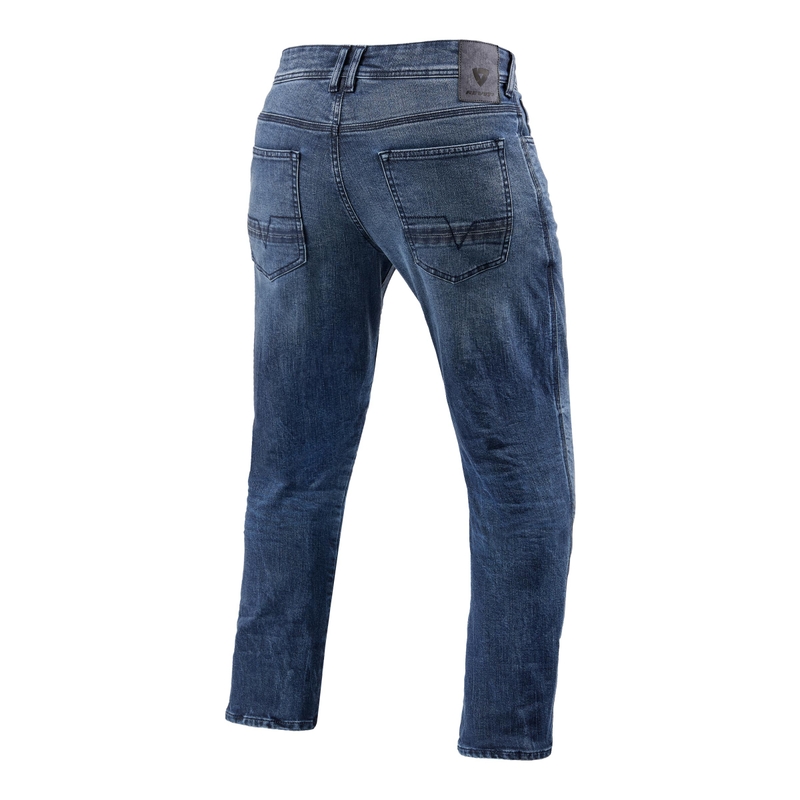 Revit Detroit 2 TF blaue Motorradjeans