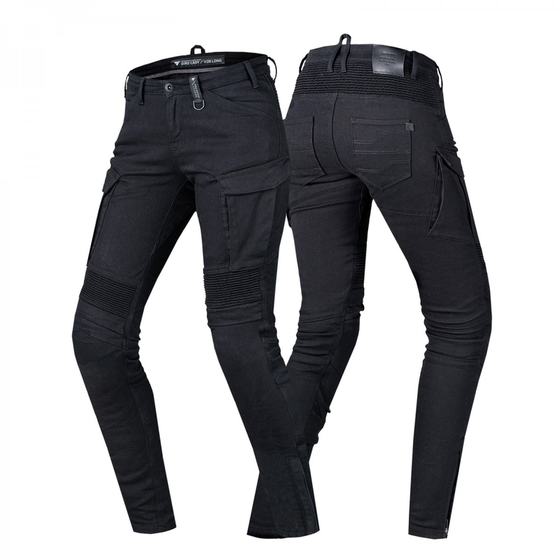 Shima Giro 2.0 Motorradjeans für Frauen Schwarz Ausverkauf