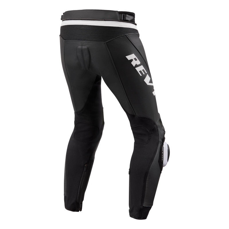 Revit Apex Motorradhose schwarz/weiß verlängert