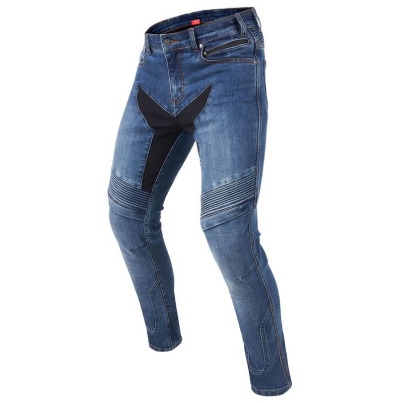 Rebelhorn Eagle III Motorradjeans, gewaschenes Blau