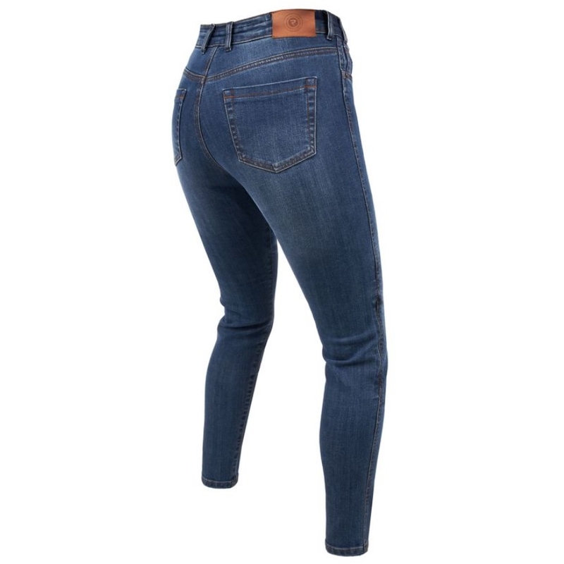 Rebelhorn Classic III SF Damen-Motorradjeans in Washed Blue Ausverkauf