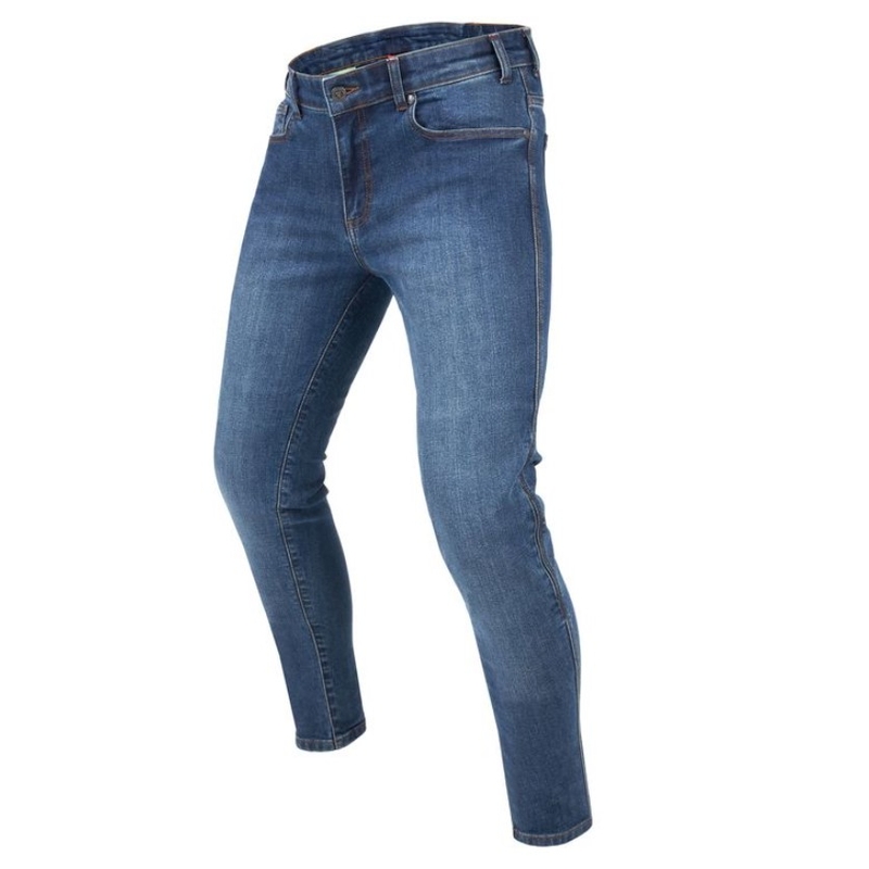 Motorradjeans Rebelhorn Classic III SK gewaschen blau Ausverkauf