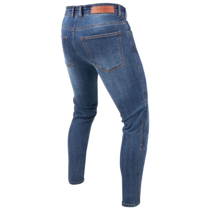 Motorradjeans Rebelhorn Classic III SK gewaschen blau Ausverkauf