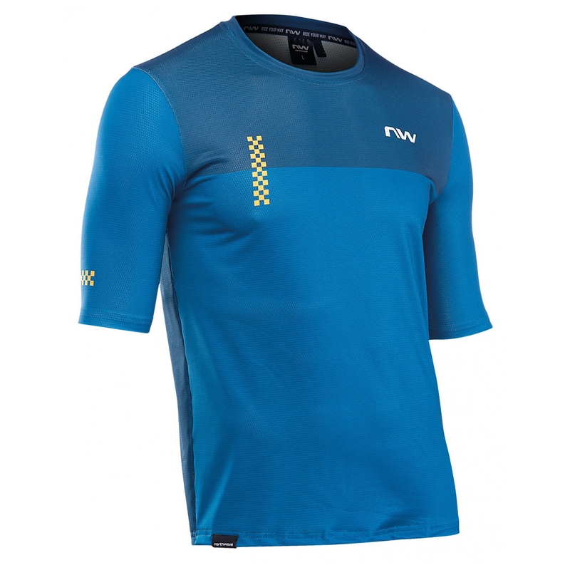 Trikot Northwave Xtrail 2 blau kurzarm Ausverkauf