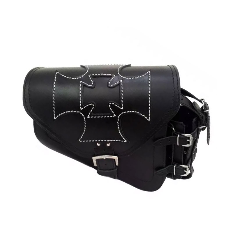 Motorradtasche aus Leder HD Sportster RSA-57 Malteserkreuz Ausverkauf