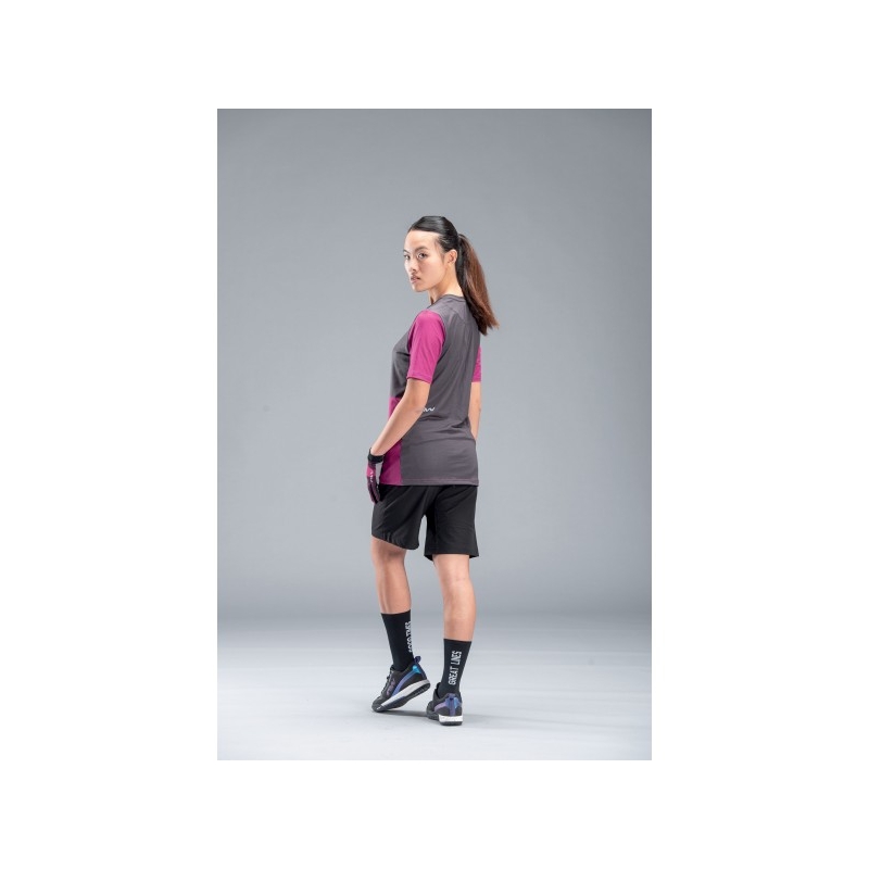 Northwave Xtrail 2 Damen Kurzarmtrikot in Grau und Rosa Ausverkauf