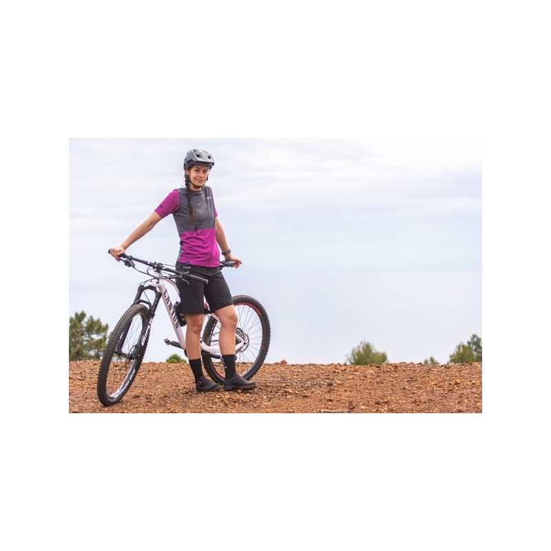 Northwave Xtrail 2 Damen Kurzarmtrikot in Grau und Rosa Ausverkauf