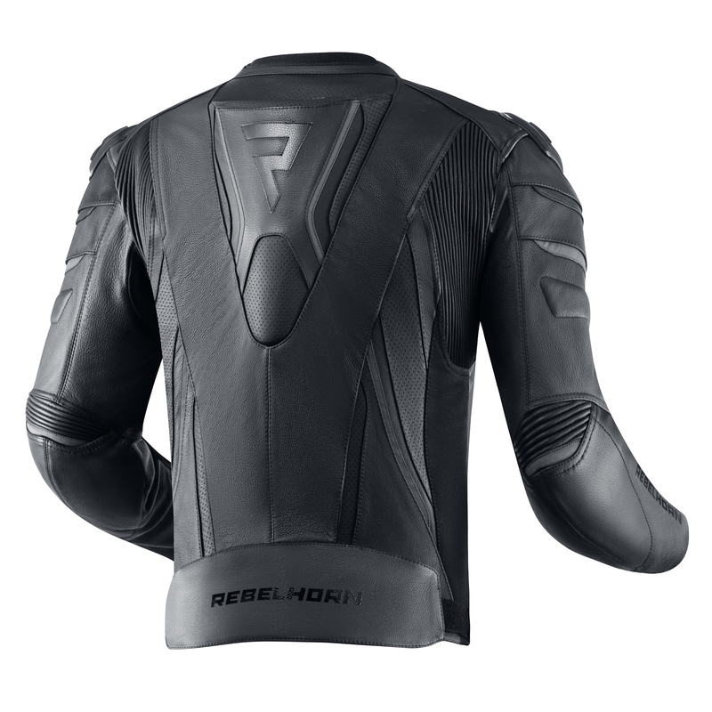 Rebelhorn Fighter Schwarze Motorradjacke Ausverkauf