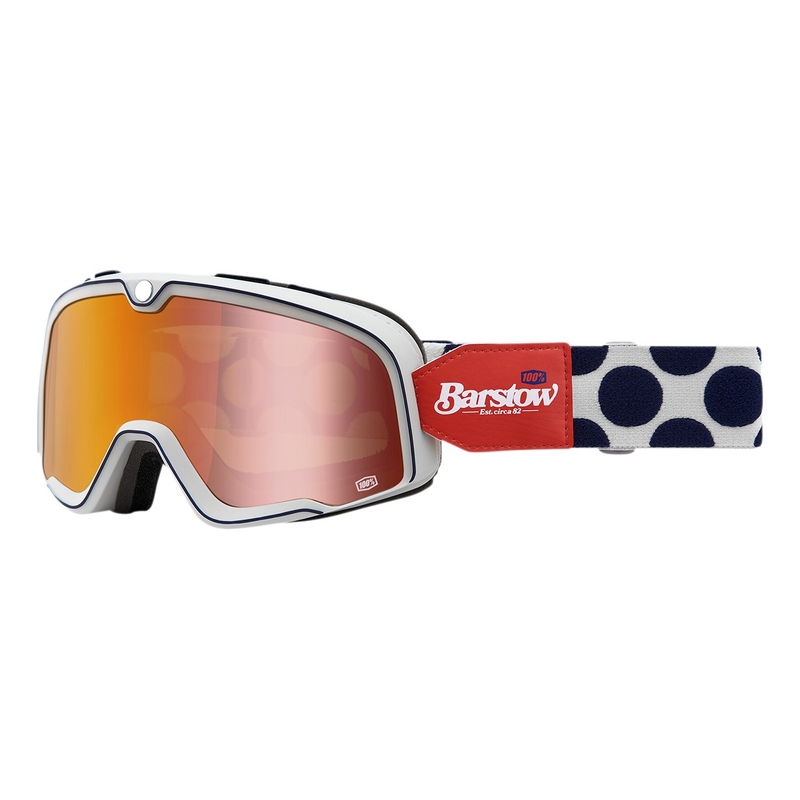 Brille 100% BARSTOW Hayworth rot-blau-weiß (rotes Plexiglas)