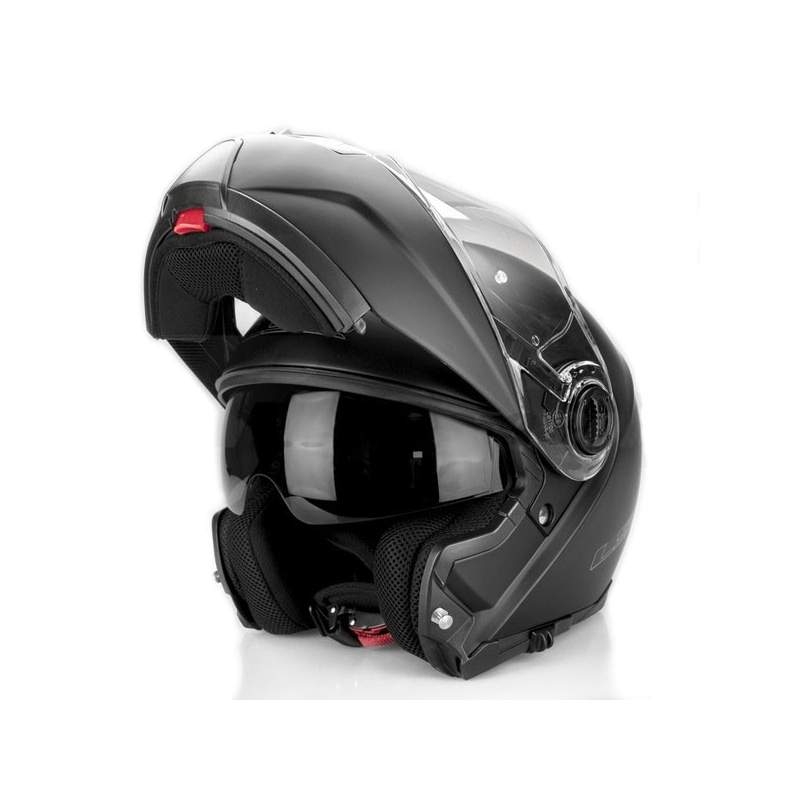 Klappbarer Motorradhelm LS2 FF325 Strobe schwarz matt - Grade II