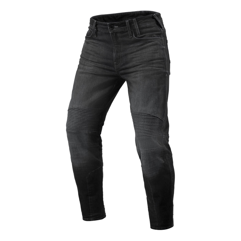 Revit Moto 2 TF Schwarze Motorradjeans