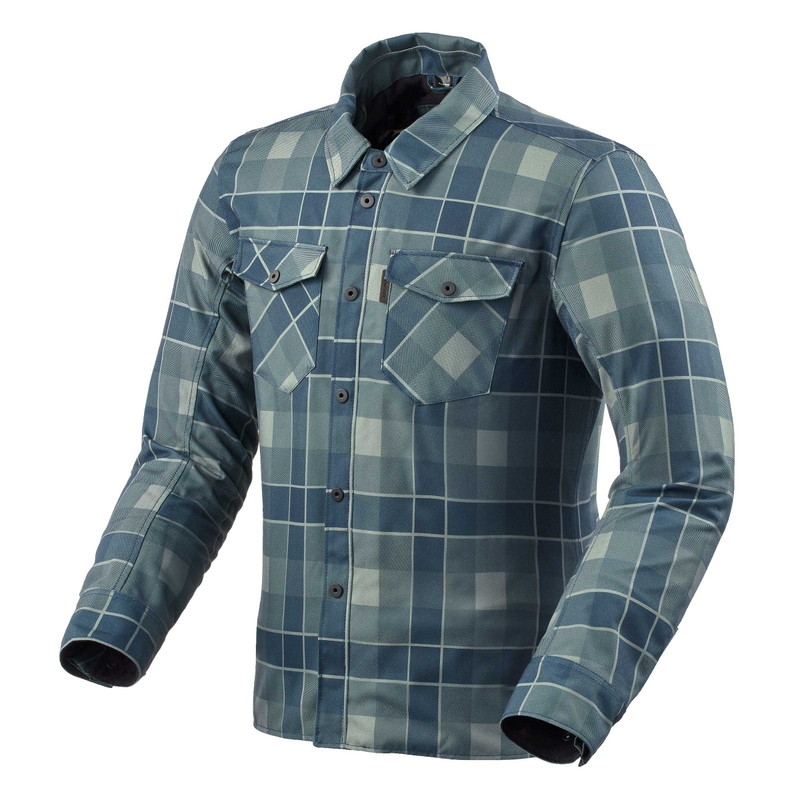 Motorradhemd Revit Bison 2 H2O blau