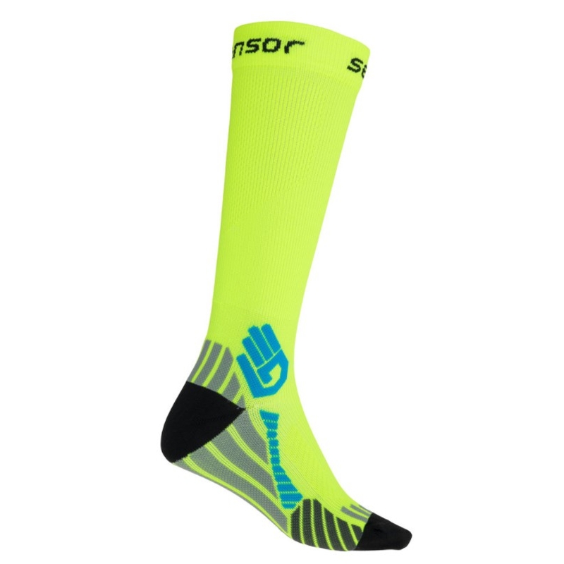 Sensor Compress fluo gelbe Socken Ausverkauf