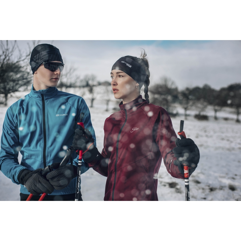 Damen Fahrradjacke FORCE Arrow lila Ausverkauf