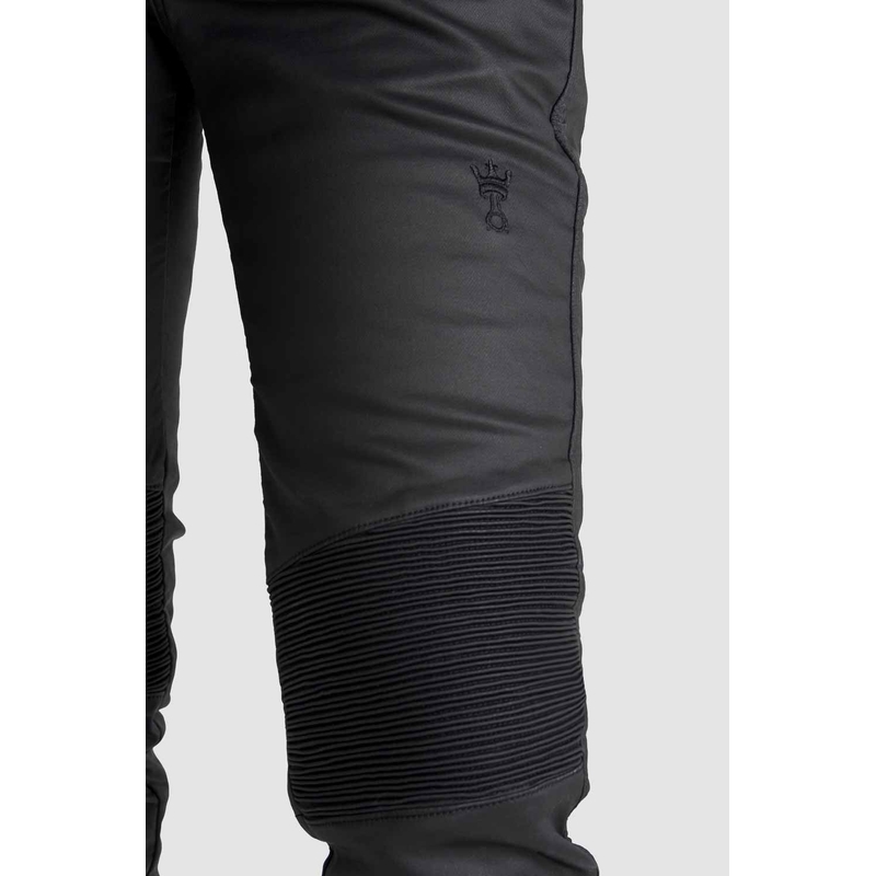 Damen Motorradjeans PANDO MOTO Kusari Kev schwarz Ausverkauf