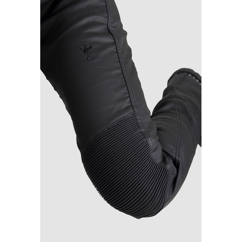 Damen Motorradjeans PANDO MOTO Kusari Kev schwarz Ausverkauf