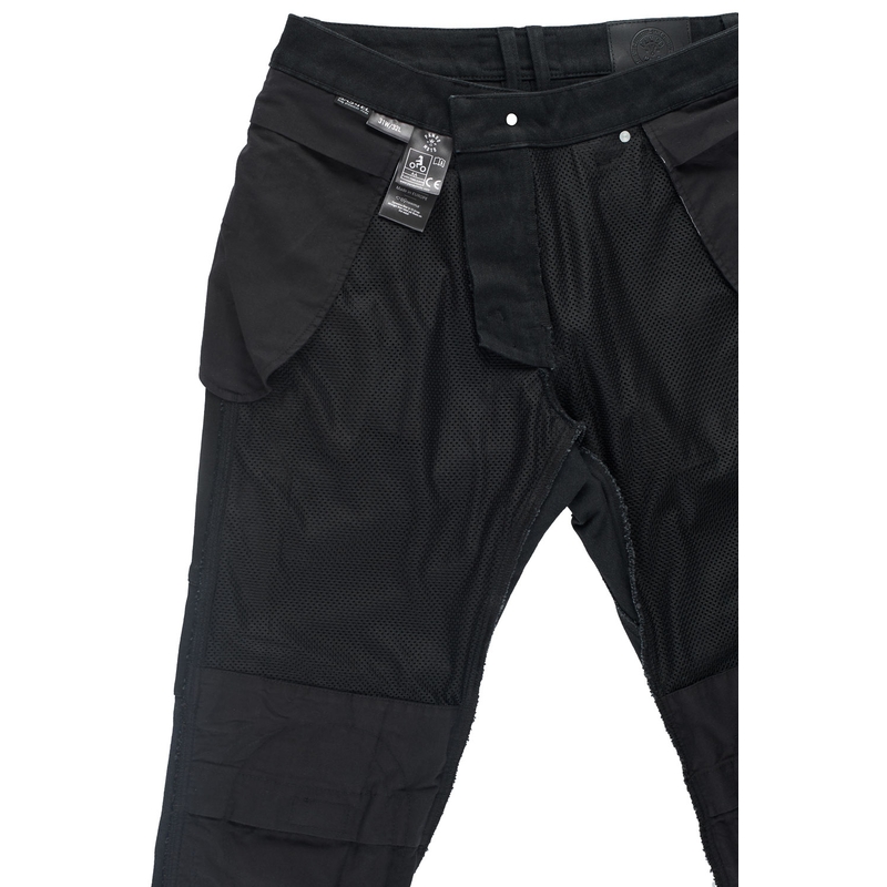 Motorradjeans PANDO MOTO Boss Dyn schwarz Ausverkauf