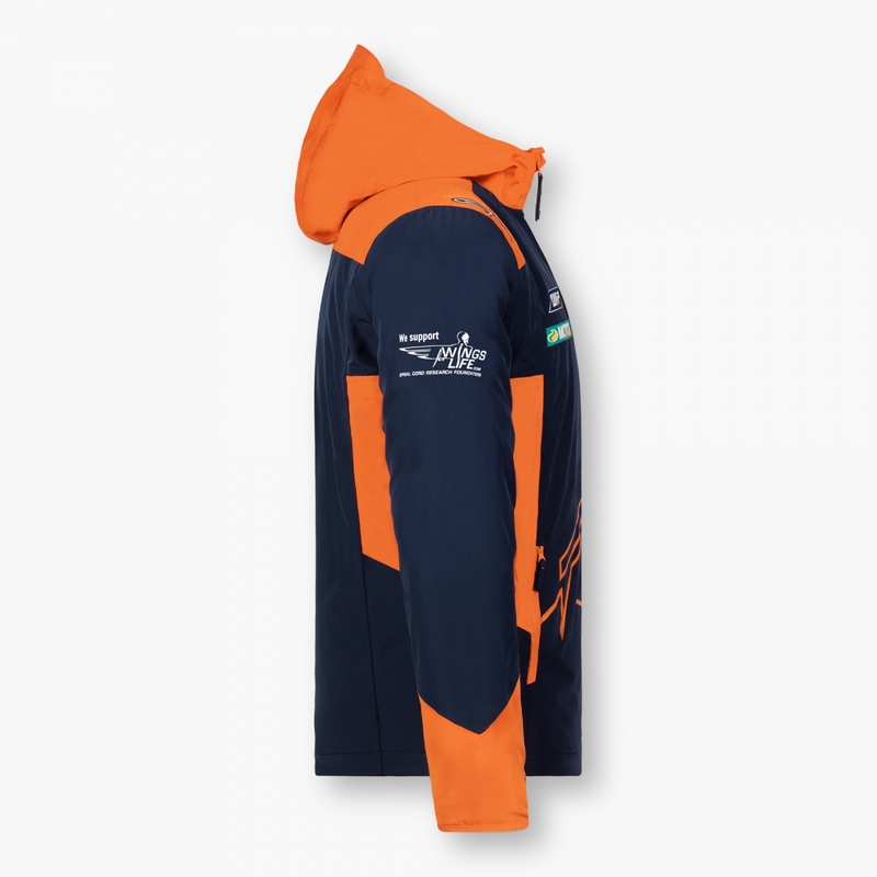 KTM Red Bull Racing Windbreaker Jacke blau-orange Ausverkauf