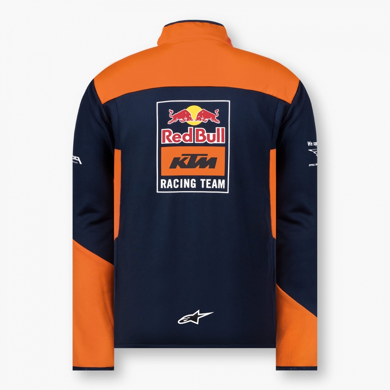 Softshell-Jacke KTM Red Bull Racing 22 blau-orange Ausverkauf