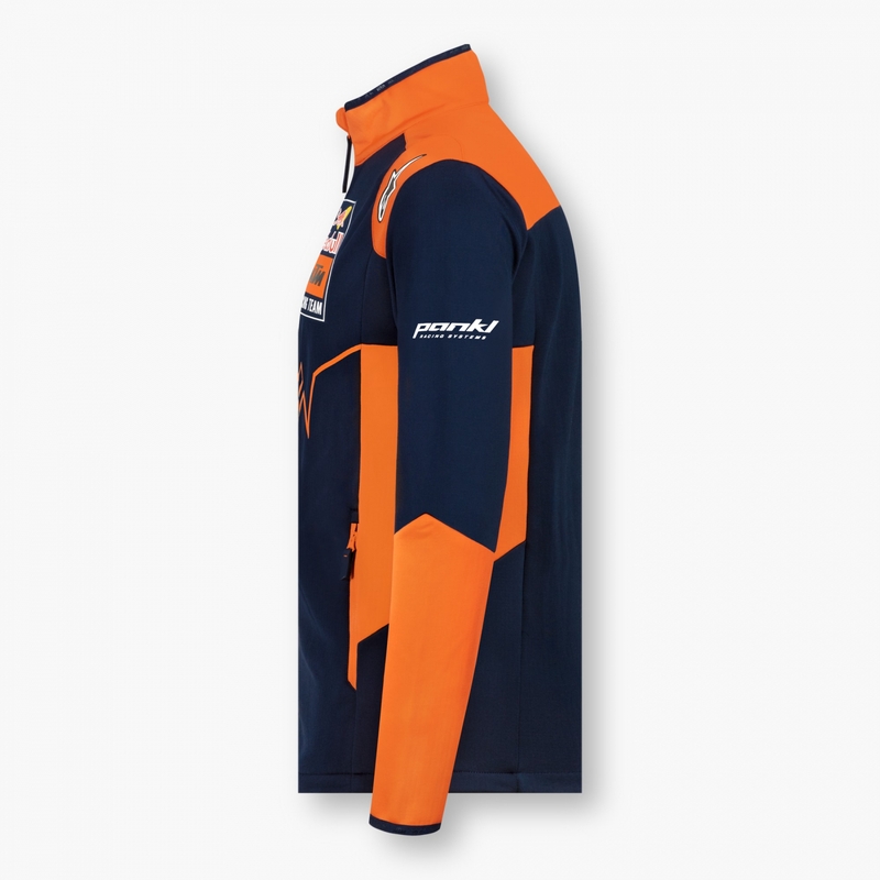 Softshell-Jacke KTM Red Bull Racing 22 blau-orange Ausverkauf