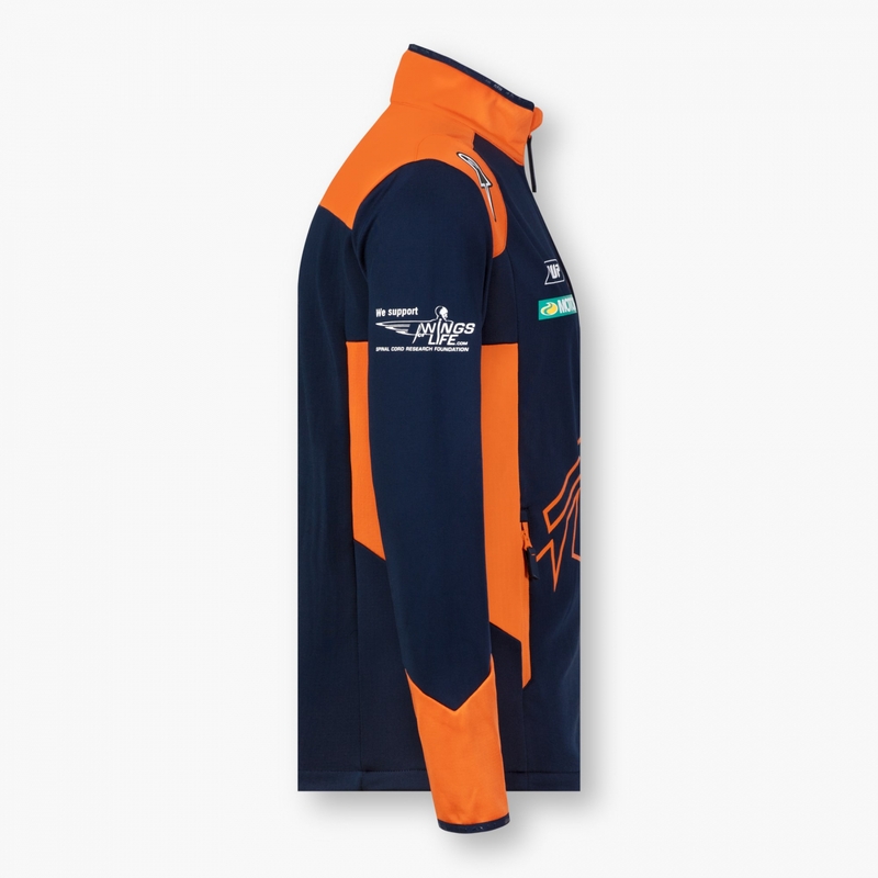 Softshell-Jacke KTM Red Bull Racing 22 blau-orange Ausverkauf