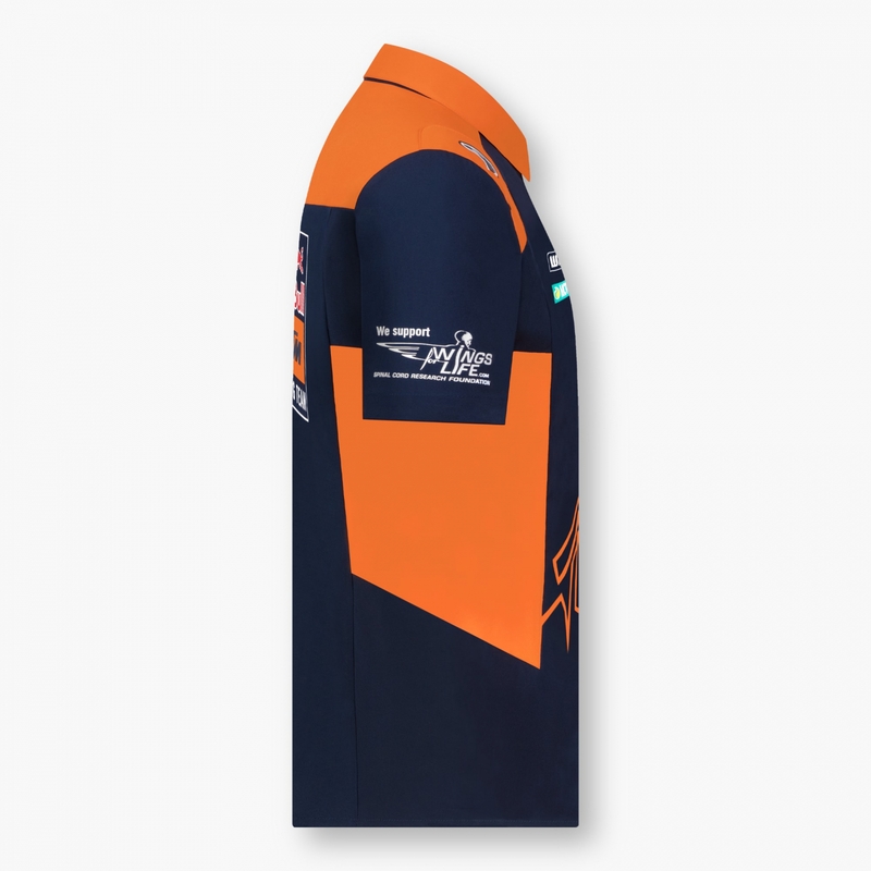 Poloshirt KTM Red Bull Racing 22 blau-orange Ausverkauf