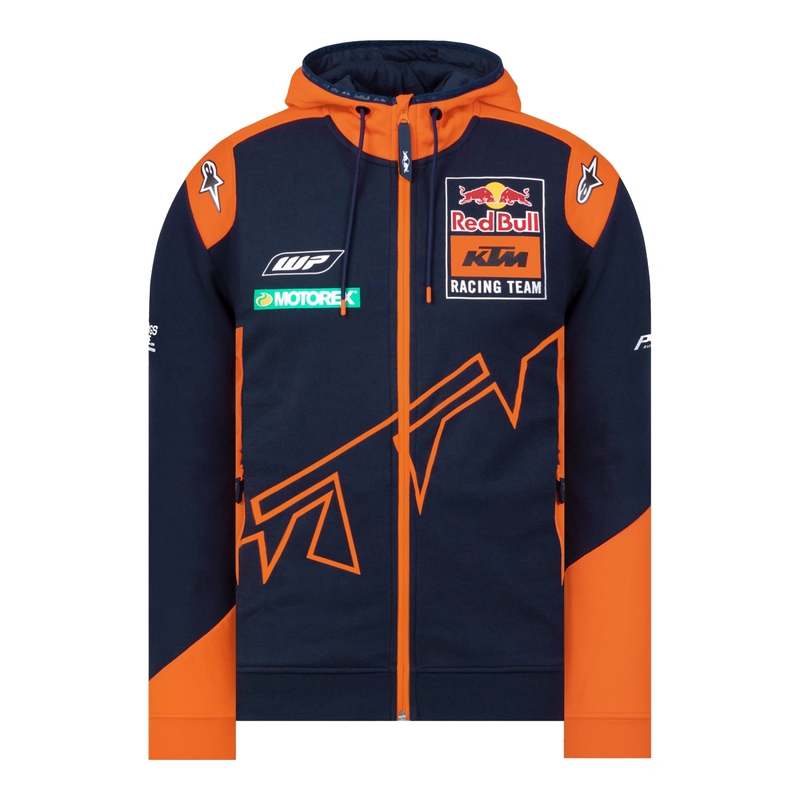 Kinder Sweatshirt KTM Red Bull Racing Zip blau-orange