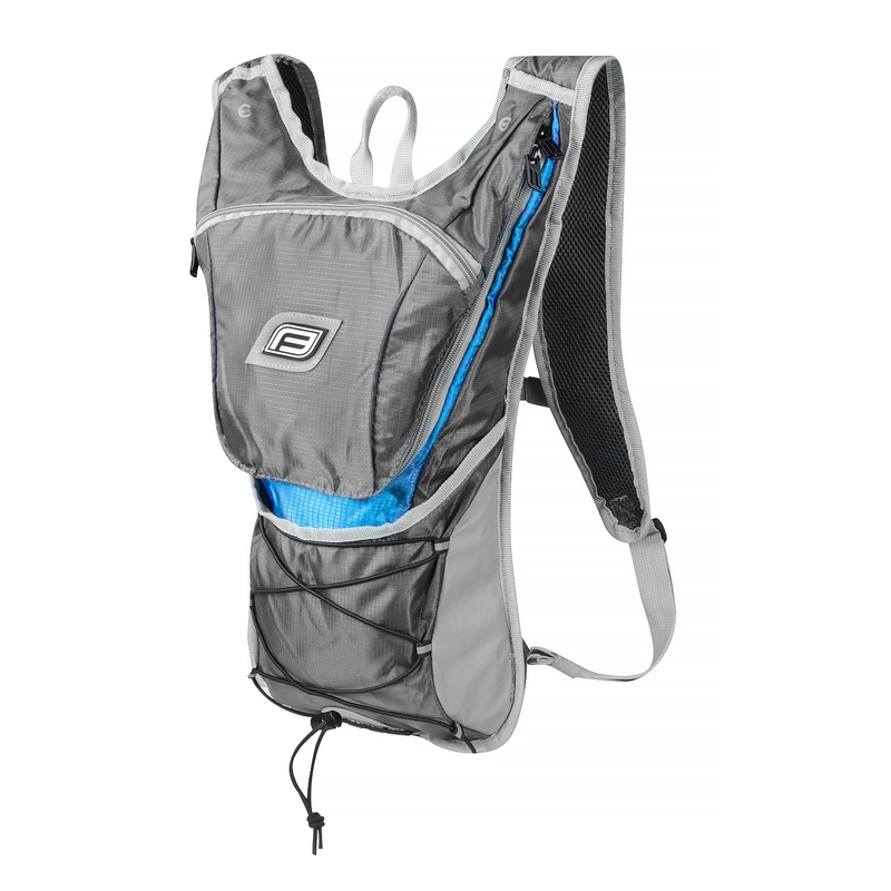 Radsport-Rucksack FORCE Twin 14 l grau-blau Ausverkauf