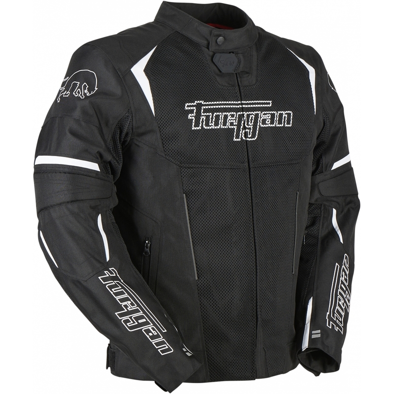 Furygan Ultra Spark Vented 3-in-1 Motorradjacke in Weiß und Schwarz Ausverkauf
