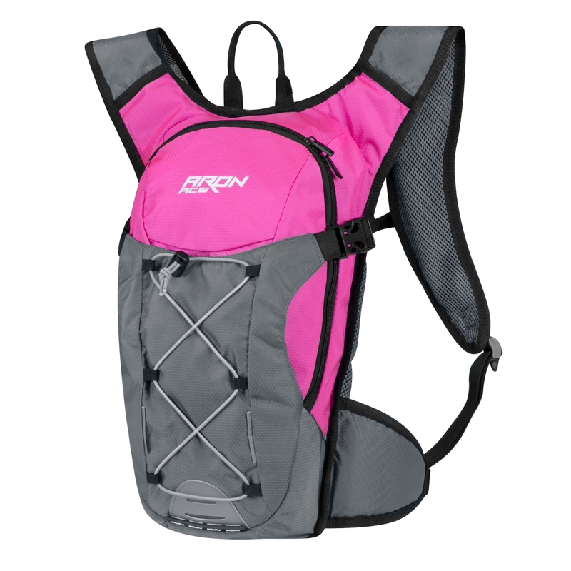 Radfahren Rucksack FORCE Aron Ace 10 l rosa-grau Ausverkauf