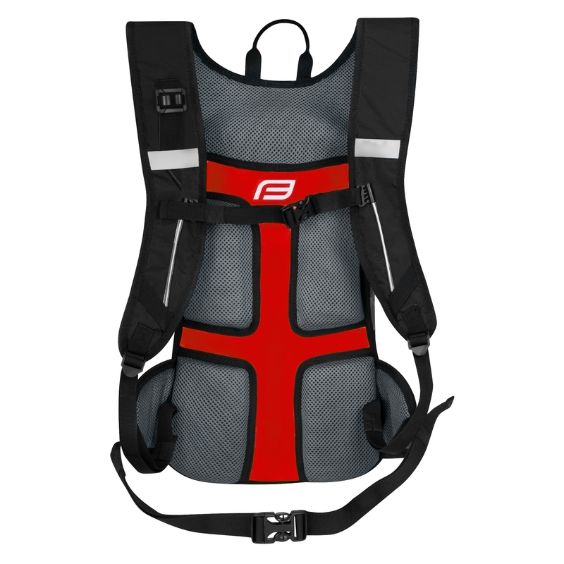 Radsport-Rucksack FORCE Berry Ace 12 l schwarz-grau Ausverkauf