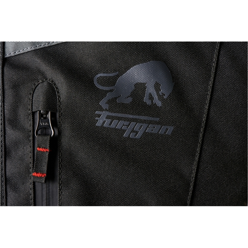 Furygan Apalaches Schwarze Motorradjacke Ausverkauf