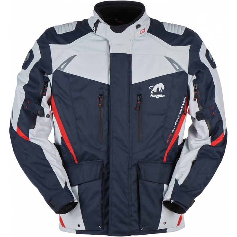 Furygan Apalaches blau-grau-rote Motorradjacke