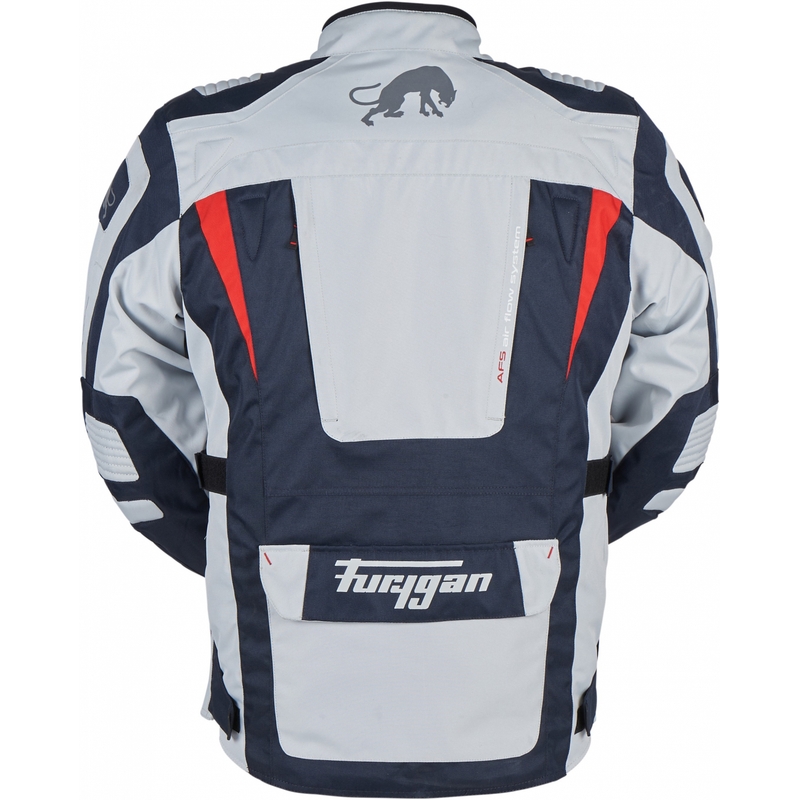 Furygan Apalaches blau-grau-rote Motorradjacke