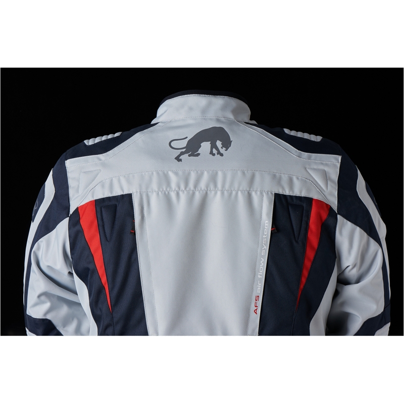 Furygan Apalaches blau-grau-rote Motorradjacke