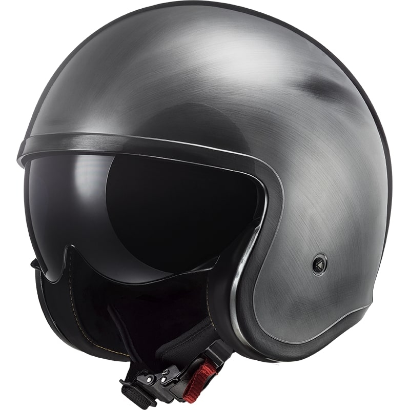LS2 OF599 Spitfire Jeans Titanium Offener Motorradhelm