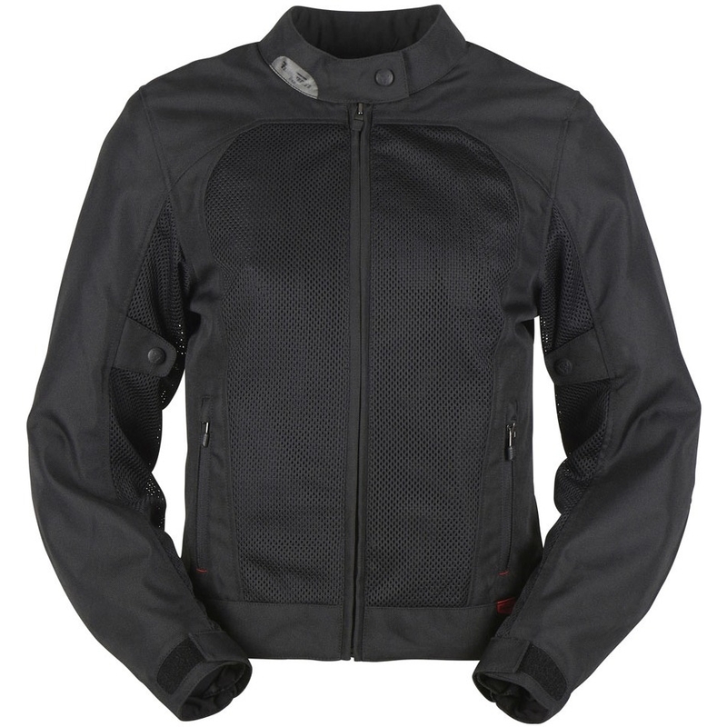 Damen Furygan Genesis Mistral Lady Evo 2 Schwarz Motorrad Jacke