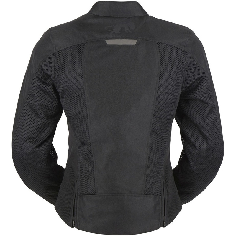 Damen Furygan Genesis Mistral Lady Evo 2 Schwarz Motorrad Jacke