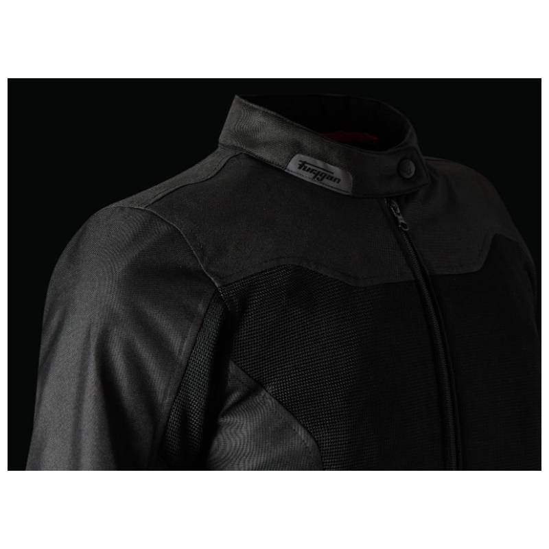 Damen Furygan Genesis Mistral Lady Evo 3 Schwarz Motorrad Jacke